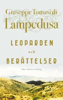 Leoparden och Berättelser – omslag till ljudboken av Giuseppe Tomasi di Lampedusa