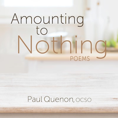 Amounting to Nothing – omslag til lydbogen af Paul Quenon