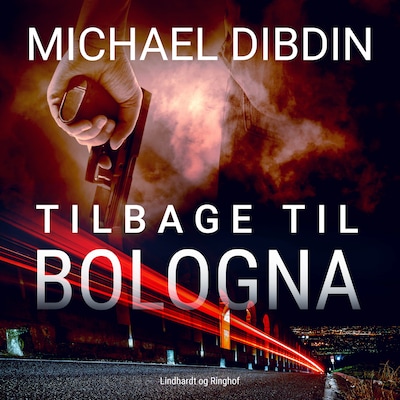 Tilbage til Bologna – omslag til lydbogen af Michael Dibdin