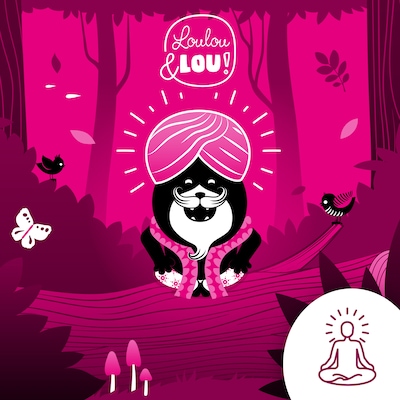 Meditation: Breathing – omslag til lydbogen af Loulou en Lou