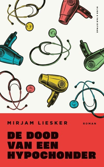 De dood van een hypochonder – omslag van het luisterboek van Mirjam Liesker