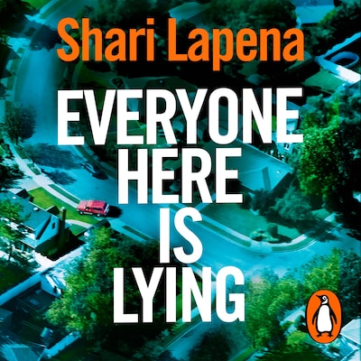 Everyone Here is Lying – omslag til lydbogen af Shari Lapena