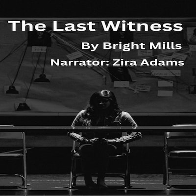 The Last Witness – omslag til lydbogen af Bright Mills