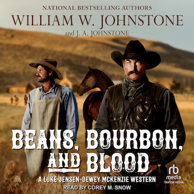 Beans, Bourbon, & Blood – omslag til lydbogen af William W. Johnstone, J. A. Johnstone