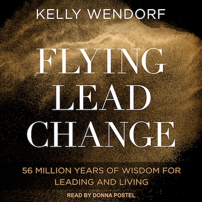 Flying Lead Change – omslag til lydbogen af Kelly Wendorf
