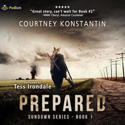Prepared – omslag til lydbogen af Courtney Konstantin