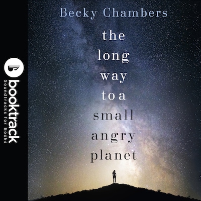 The Long Way to a Small, Angry Planet – omslag van het luisterboek van Becky Chambers