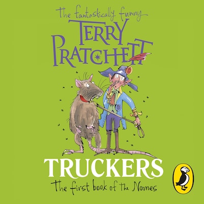 Truckers – omslag til lydbogen af Terry Pratchett