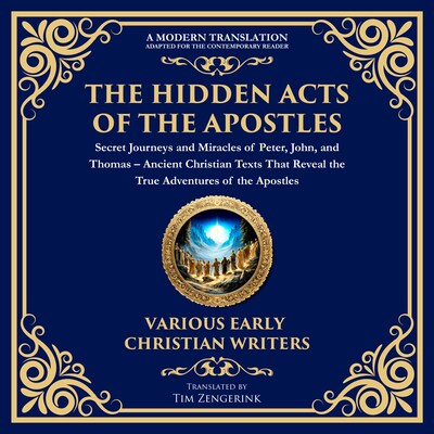 The Hidden Acts of the Apostles: Secret Journeys and Miracles of Peter, John, and Thomas – omslag til lydbogen af Tim Zengerink, Early Christian Scribes