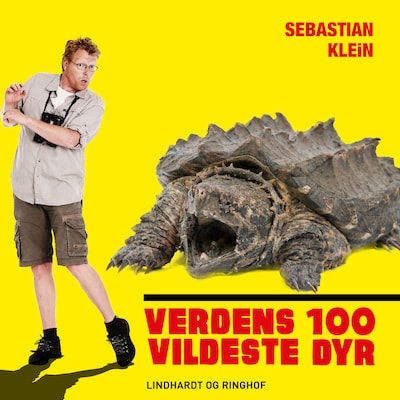 Verdens 100 vildeste dyr, Alligatorskildpadden – omslag til lydbogen af Sebastian Klein