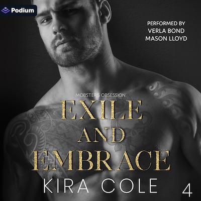 Exile and Embrace – omslag til lydbogen af Kira Cole