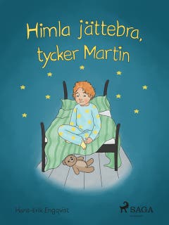 Himla jättebra, tycker Martin – omslag till ljudboken av Hans Erik Engqvist