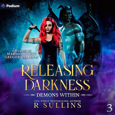 Releasing Darkness – omslag til lydbogen af R Sullins