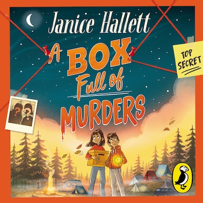 A Box Full of Murders – omslag til lydbogen af Janice Hallett