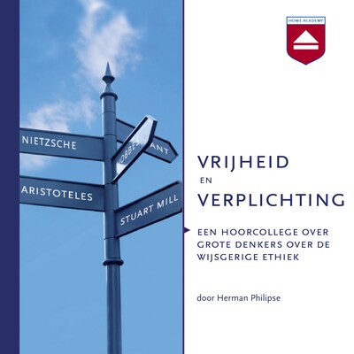 Vrijheid en verplichting – omslag van het luisterboek van Herman Philipse