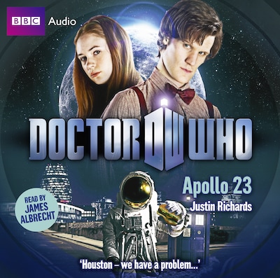 Doctor Who: Apollo 23 – omslag til lydbogen af Justin Richards
