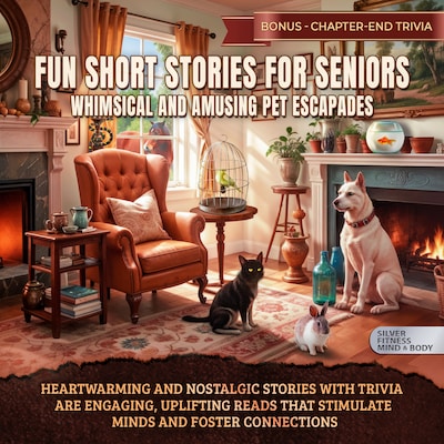 Fun Short Stories for Seniors Whimsical and Amusing Pet Escapades – omslag til lydbogen af Tenlee Graham