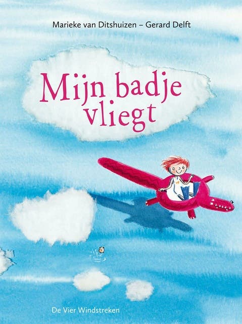 Mijn badje vliegt – omslag van het luisterboek van Gerard Delft