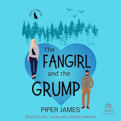 The Fangirl and the Grump – omslag til lydbogen af Piper James