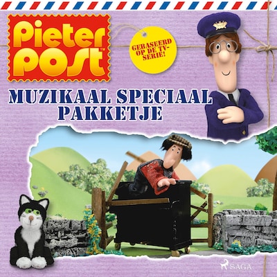 Pieter Post - Muzikaal speciaal pakketje – omslag van het luisterboek van John A. Cunliffe