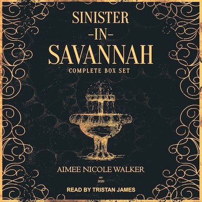 Sinister in Savannah – omslag til lydbogen af Aimee Nicole Walker