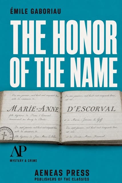 The Honor of the Name – omslag til lydbogen af Émile Gaboriau