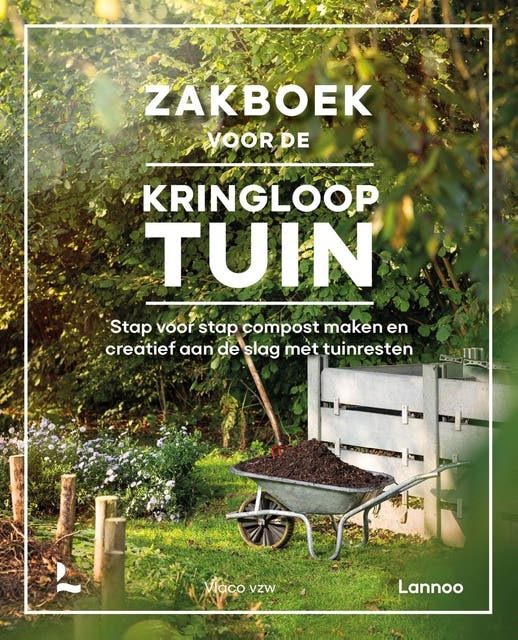 Zakboek voor de kringlooptuin – omslag van het luisterboek van Vlaco VZW