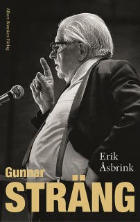 Gunnar Sträng – omslag till ljudboken av Erik Åsbrink