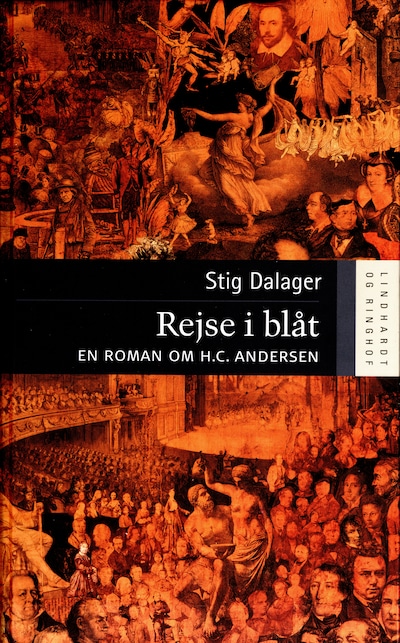 Rejse i blåt – omslag til lydbogen af Stig Dalager