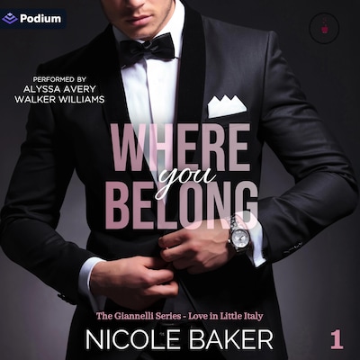 Where You Belong – omslag til lydbogen af Nicole Baker