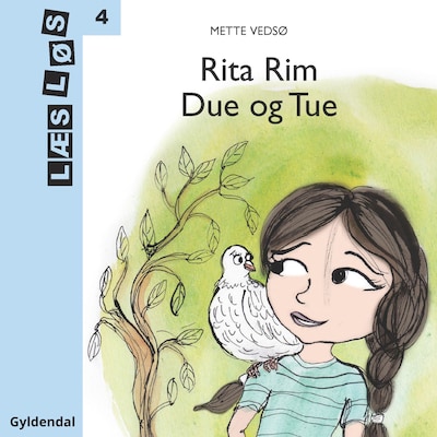 Rita Rim. Due og Tue – omslag til lydbogen af Mette Vedsø