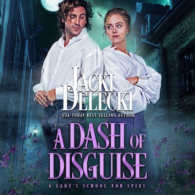 A Dash of Disguise – omslag til lydbogen af Jacki Delecki