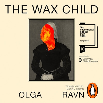 The Wax Child – omslag til lydbogen af Olga Ravn