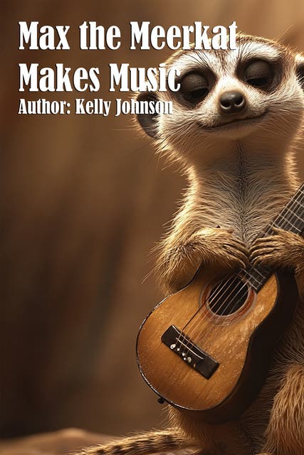 Max the Meerkat Makes Music – omslag til lydbogen af Kelly Johnson