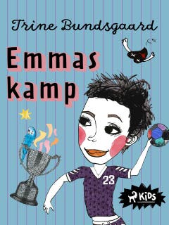 Emmas kamp – omslag till ljudboken av Trine Bundsgaard