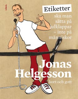 Etiketter ska man sätta på julklappar - inte på människor – omslag till ljudboken av Jonas Helgesson