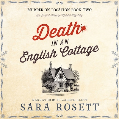 Death in an English Cottage – omslag til lydbogen af Sara Rosett