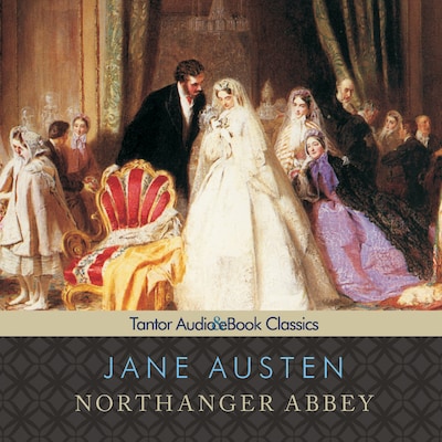 Northanger Abbey, with eBook – omslag til lydbogen af Jane Austen