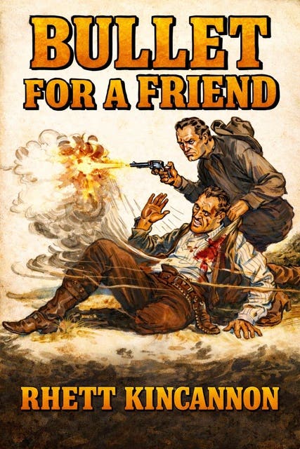 Bullet for a Friend: A Classic Western – omslag til lydbogen af Rhett Kincannon