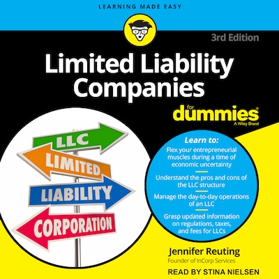 Limited Liability Companies For Dummies – omslag til lydbogen af Jennifer Reuting
