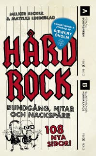 Hårdrock, rundgång, nitar och nackspärr – omslag till ljudboken av Becker,Lange,Lindeblad