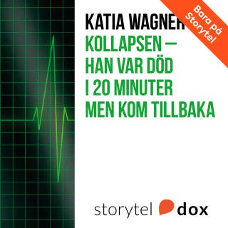 Kollapsen - Han var död i 20 minuter men kom tillbaka – omslag till ljudboken av Katia Wagner