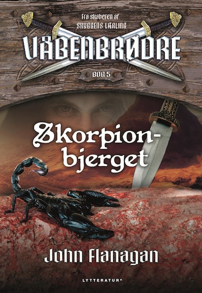 Skorpionbjerget – omslag til lydbogen af John Flanagan