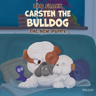 Carsten the Bulldog #3: The New Puppy – omslag til lydbogen af Lau Frank