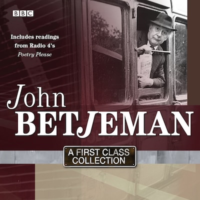 John Betjeman A First Class Collection – omslag til lydbogen af John Betjeman