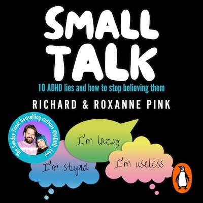 SMALL TALK – omslag til lydbogen af Richard Pink, Rox Pink