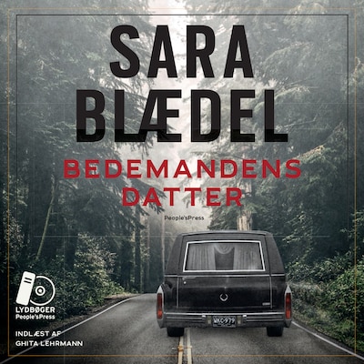 Bedemandens datter – omslag til lydbogen af Sara Blædel