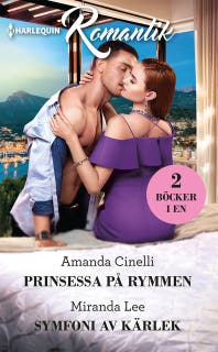 Prinsessa på rymmen / Symfoni av kärlek – omslag till ljudboken av Amanda Cinelli,Miranda Lee