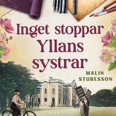 Inget stoppar Yllans systrar – omslag till ljudboken av Malin Sturesson