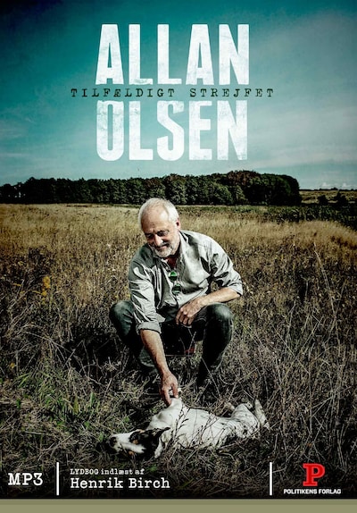 Tilfældigt strejfet – omslag til lydbogen af Allan Olsen